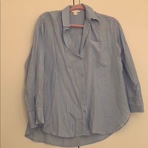 Oversized Blue Shirt